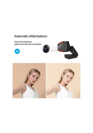 Springsun 1080p Web Kamerası Otomatik Odaklama Usb Web Kamerası Dahili Gürültü Azaltma Mikrofonu Dizüstü Bilgisayar Masaüstü İçin