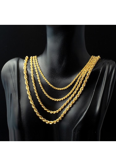 Burma 14 Ayar Altın Zincir - 50 cm 14HL504