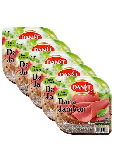 Danet Dana Jambon Dilimli 5 x 50 G