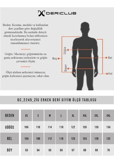 Dericlub 2245 Hakiki Deri Erkek Yelek Yeşil