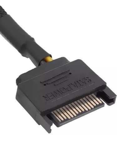 Sata Fan Power Kablosu 3 Port Y Pin Pwm Çoklayıcı Splitter Fan Ka