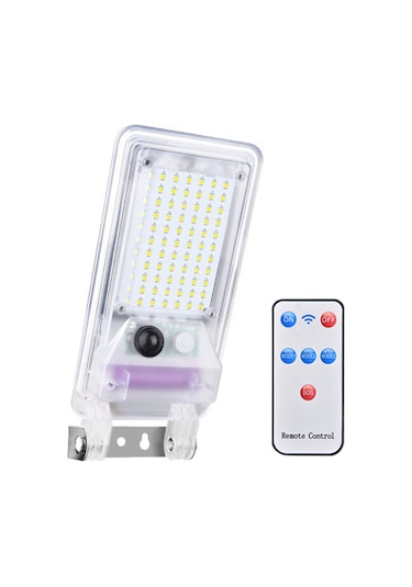 Qingmipy Güneş Enerjili Bahçe Aydınlatma: Hareket Sensörlü, Su Geçirmez, Renkli Ve Beyaz Işık Seçenekli Duvar Feneri Beyaz