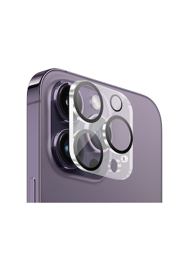 Buff Apple Uyumlu iPhone 14 Pro Max / 14 Pro Kamera Lens Koruyucu Şeffaf