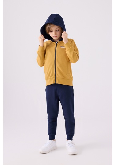 Rolypoly Erkek Çocuk Eşofman Takımı Rp3444 Hardal Hardal