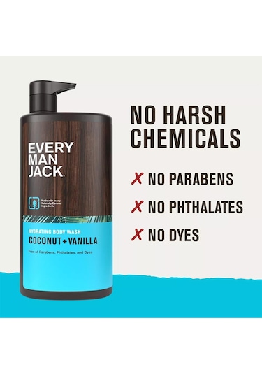 Every Man Jack Coconut + Vanilla Nemlendirici Duş Jeli 710ml Diğer