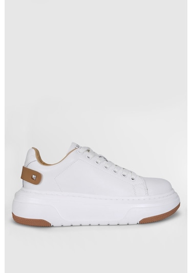 Lufian Adel Kadın Sneaker Ayakkabı Beyaz Beyaz 121230017100500 Beyaz