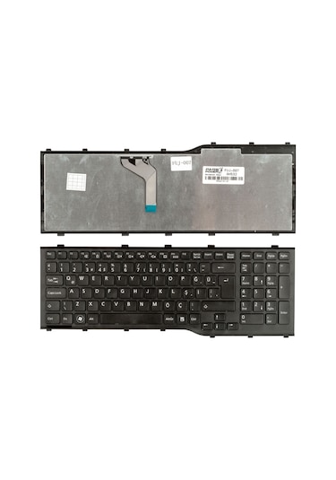 Fujitsu Uyumlu Siemens Lifebook Ah532. Ah562. Nh532 Notebook Klavye Siyah - Çerçeveli N11.5319