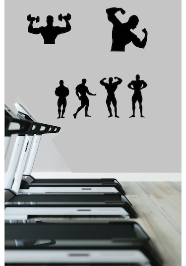 Spor Salonu Dekoratif Duvar Sticker. (30 Cm 1 Adet)