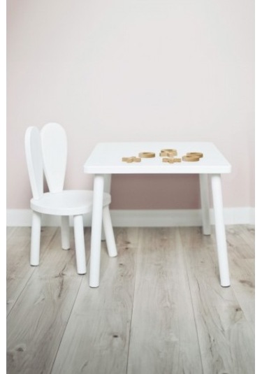 Bee Smart Ms-24-1 Full Beyaz Set 1 Masa 1 Sandalye BEESMART.008 Diğer