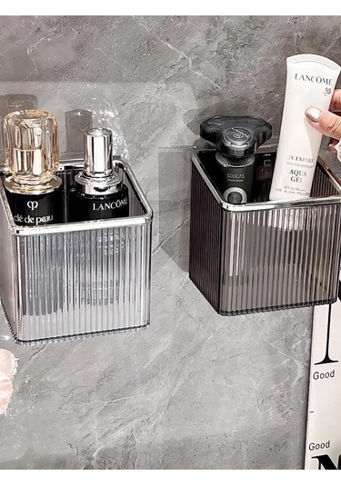 Anıshome Diş Fırçaları İçin Askılı Organizatör Bardak 252752291 Gri