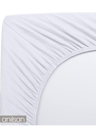 Düz Beyaz Lastikli Çarşaf %100 Pamuk Tek/çift Kişilik Ev, Otel Çarşafı,63 Tel