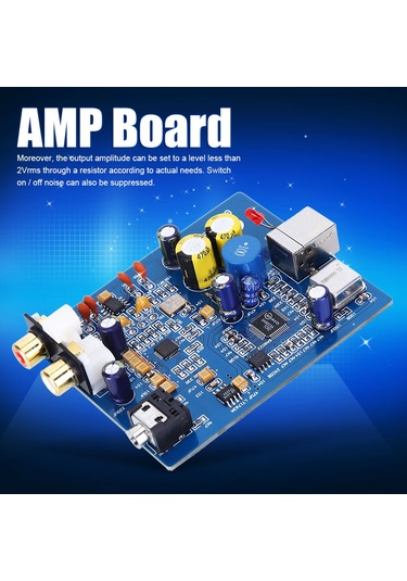 Moveevo Sa9023 Es9028k2m Çözücü Kartı, 24bit/96k Örnekleme Hızı, 112db Dinamik Aralık, Usb Dac Ses Amplifikatör Modülü