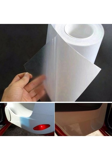 Ranyeek Oto İç Döşeme Koruyucu Filmi - Şeffaf Vinyl, Kırılma Ve Çizik Direnci, 20x300cm, Isı Ve Soğuk Dayanıklı