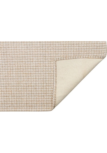 Eko Halı Brooklyn Brk01 Krem Gri Kaymaz Kilim 80X150 Cm