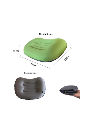 Gm-sıp10 Şişme Kamp Yastığı Açık Hava Yastıkları Kumaş + Tpu Seyahat Yastığı 001