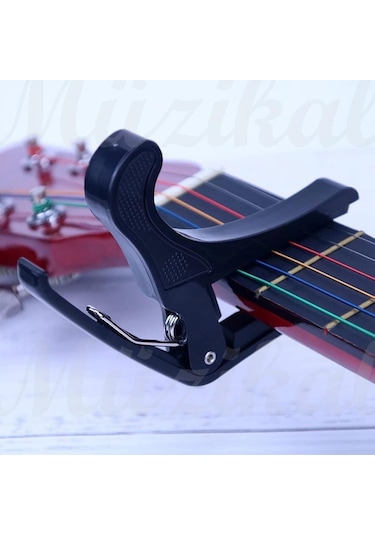 Chroma Metal Gitar Bağlama Saz Kaposu - Capo Kelepçe & S