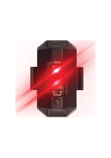 Space24 Spk01 Şarjlı 7 Renkli Led Flaşör Siyah
