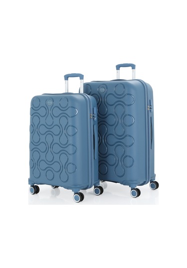 Mçs Polipropilen 2li Valiz Seti Büyük & Orta V376 S23sy1000048-set 10227 Sky Blue