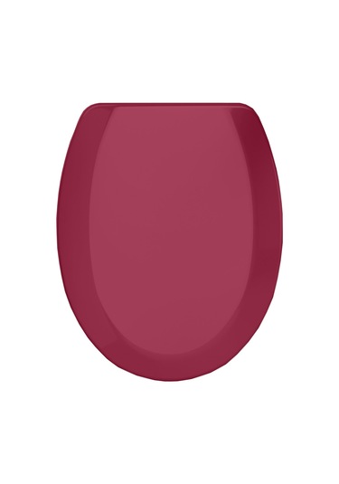 Rona Parlak Bordo Tisa ThermoPlast Standart Klozet Kapağı (Alttan Monte) 8691580034473