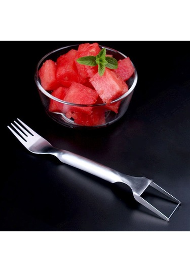 Qingmipy Çelik Suika Dilimleyici Ve Kestiği Aleti: Multifonksiyonel Meyve Bıçağı, Kaliteli Malzeme, Pratik Kullanım, Pp Poşetli Paket Diğer