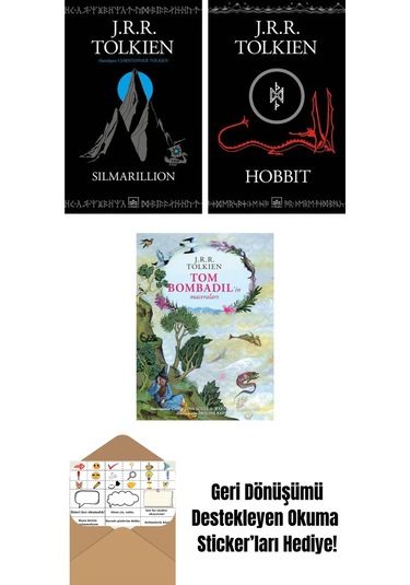 Silmarillion + Hobbit Siyah Kapak + Tom Bombadil İn Maceraları Özel Ciltli Baskı