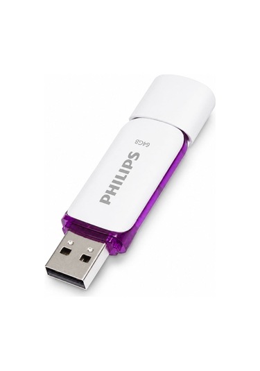Philips Fm64fd70b/00 Snow Mor/beyaz 64 Gb Usb 2.0 Flash Bellek