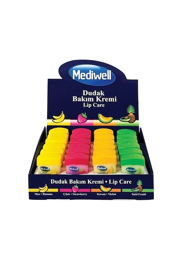 Mediwell Dudak Bakım Kremi Karma Set 24'lü