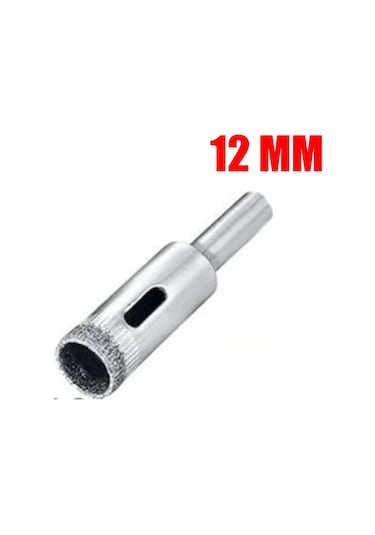 Elmas Kaplı Cam. Fayans Delme Ucu Punç . 12 Mm
