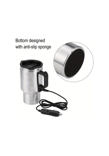 Dashanshop 1 Adet 450ml Paslanmaz Çelik Seyahat Bardağı Isıtıcılı Termos