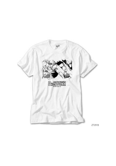 Dr. Stone Team Beyaz Tişört
