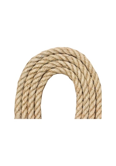 Jüt Halat 12 Mm 5 Metre Hasır Ip Halat Ip Doğal Urgan Kendir Ip