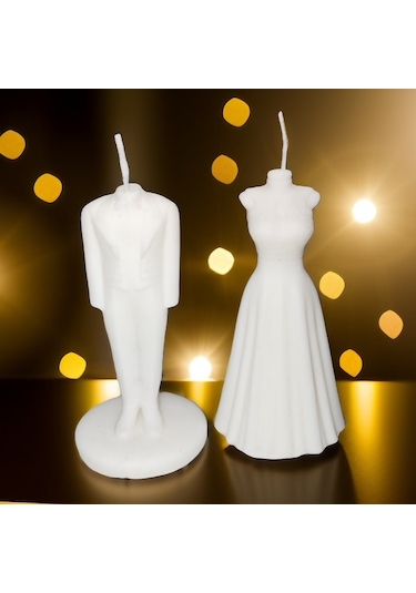 Gelin İle Damat Kokulu Mum