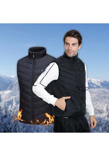 Usb Elektrikli Isıtmalı Termal Şişme Yelek
