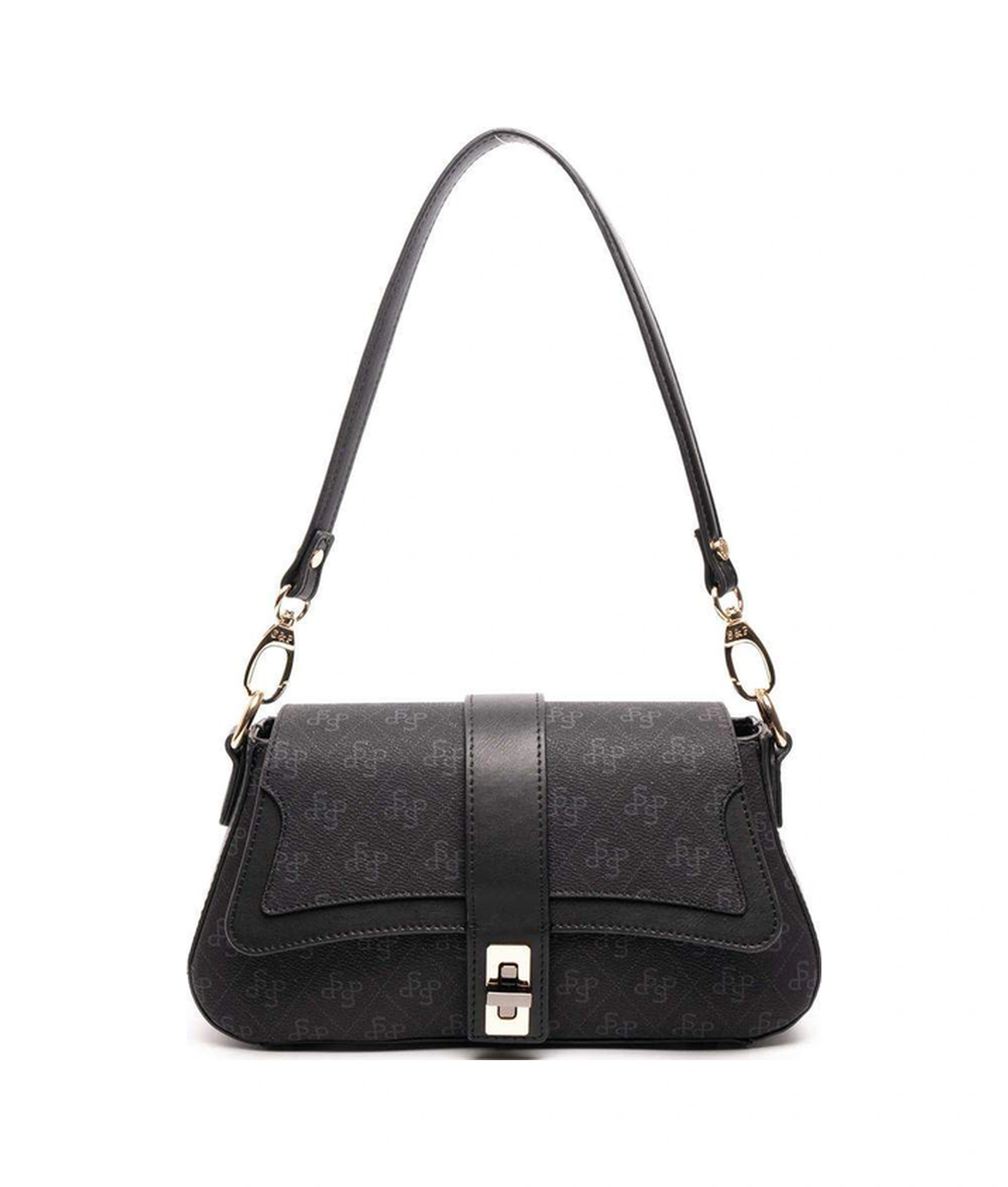 Silver Polo Kadın Omuz Çanta 1177 Siyah