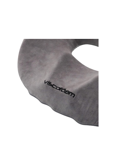 Viscofoam Ultralüks Ortopedik Oturma Simidi Kuyruk Sokumu Yastığı Visco Oturma Simidi - Gri