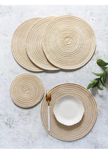 Home Balance Yuvarlak Masa Kılıkçılığı Servis Peçeteleri 243834427 Siyah