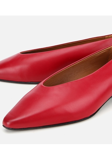Hotiç Kadın Deri Kırmızı Yumuşak Dokulu Babet 01ayh312460a750 01ayh312460a750 Kırmızı