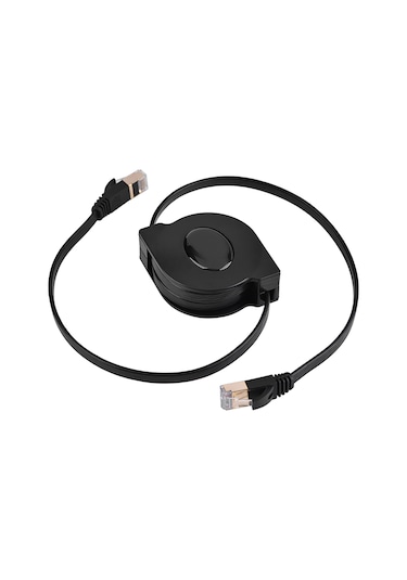 Lemestar Cat7 Geri Çekilebilir Ağ Kablosu 1.5m, 10gbps Hızlı Veri Transferi, Altın Kaplı Rj45, Mükemmel Kablolama Performansı