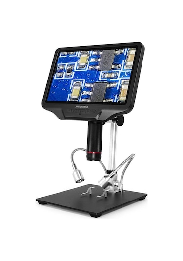 Dijital 10.1 İnc Lcd Ekran Mikroskop Hdmı/pc/wıfı Kumandalı 4 Mp Kamera Hassas Görüntü Kalitesi
