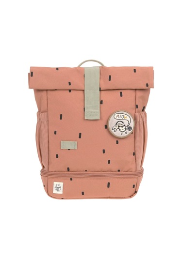 Lassig Happy Prints Mini Rolltop Sırt Çantası Caramel Çok Renkli