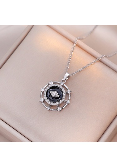 Bayan Kolye: Moda Estetiği Titanyum Çelik Kolye No.249 Çok REnkli