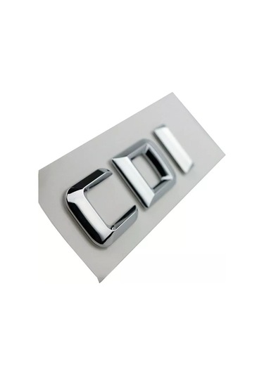 Benz Cdı Krom Bagaj Yazısı Üçgen Tip 3m 3d Abs Mercedes S