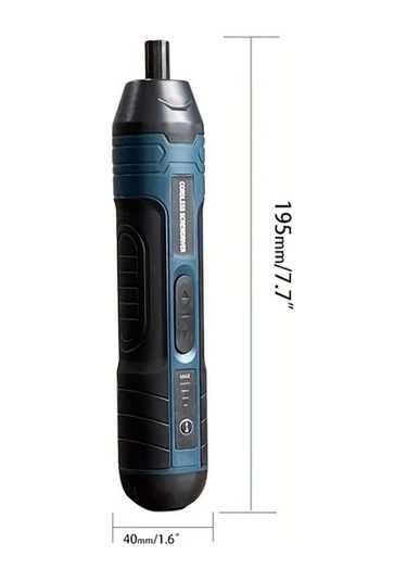 Honeybeeshop 3.6v Lityum Akülü Vidalama Seti Renk Kutusu 2 Parça Set 4 Tork Ayarlı Kablosuz Elektrikli Vidalama Makinesi