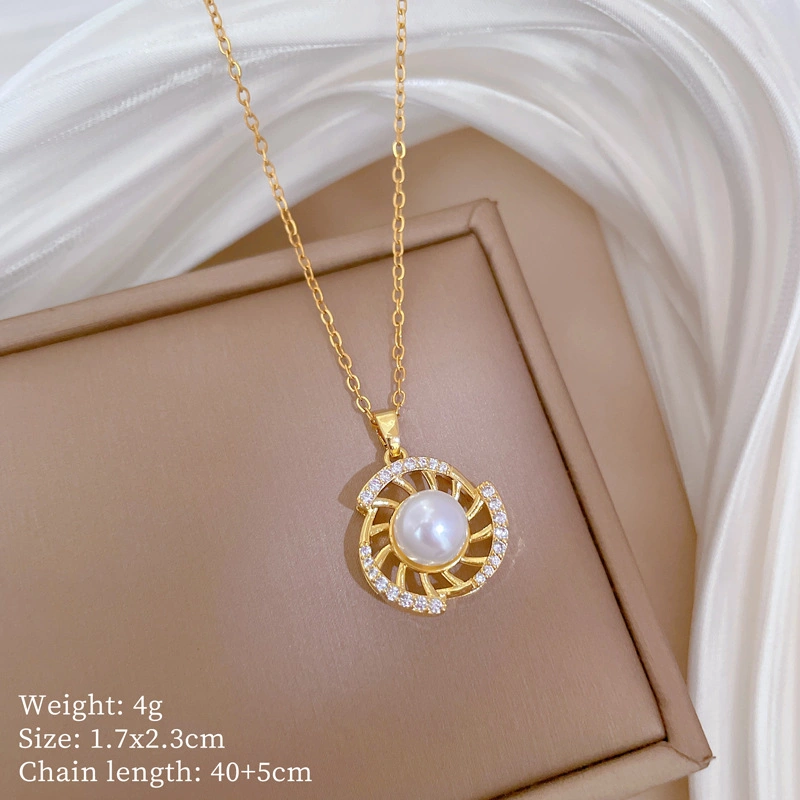 Zarif Instagram Stilinde Minimalist Titanyum Çelik Kadın Kolye No.31 Çok REnkli