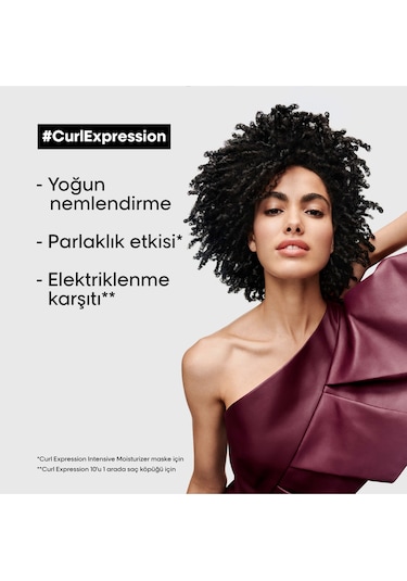 L'Oréal Professionnel Serie Expert Curl Expression Yoğun Nemlendirici Saç Maskesi 250 ML