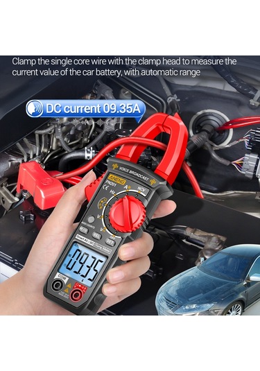 Hallow Aneng Pn201 Ses Ölçer Multimetre Dc / Ac Akım Gerilim Test Cihazı