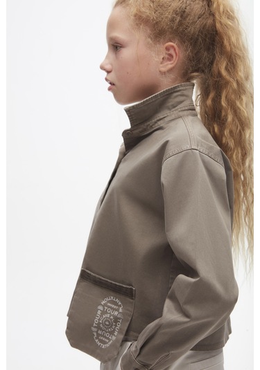 Nk Kids 37814 Kız Çocuk Antrasit Antik Gömlek Antrasit