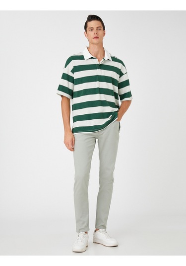 Koton Basic Gabardin Pantolon 5 Cep Düğme Detaylı Nane Yeşili 3sam40011hw 3SAM40011HW660 Mint Koton Basic Gabardin Pantolon 5 Cep Düğme Detaylı Nane Yeşili 3sam40011hw 3SAM40011HW660 Mint