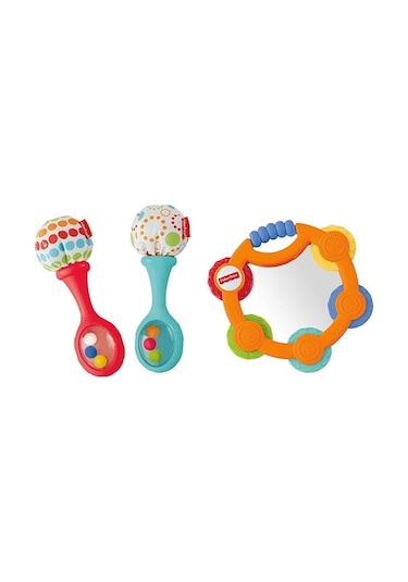 Fisher Price Tef Ve Marakas Hediye Seti Dpy77 Çok Renkli