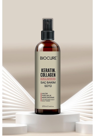 Biocure Keratin Collagen Durulanmayan Saç Bakım Sütü 250 ML